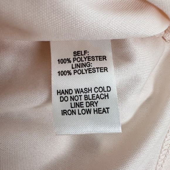 Lulus Cheers to Love Skater Mini Dress Women Medium Halter Neck Lace Blush Pink - Picture 10 of 16